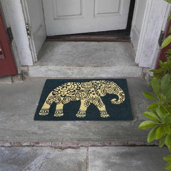 Entryways Dørmåtte i kokos 40x60 cm - Elefant
