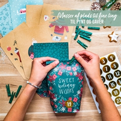 Gaveposer til pakkekalender - 24 stk. Christmas Feelings