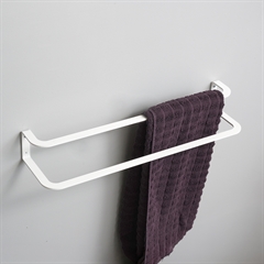 Sector Håndklædeholder til væggen - Hvid 60 cm