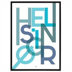 Plakat - Helsingør, blå