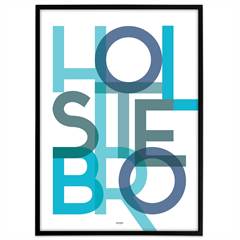 Plakat - Holstebro, blå