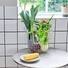 House Doctor HD TAW stabelbar trådkurv - XL, Krom