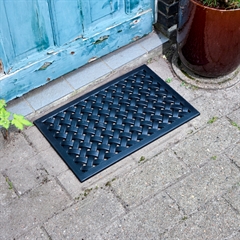 House Doctor Dørmåtte i Gummi. 60x40 cm. Braid