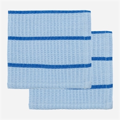 House Doctor Karklude - Rena, Blå/Blå. Sæt med 2 stk