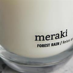 Duftlys fra Meraki, hvid Forest Rain