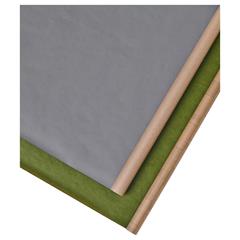House Doctor gavepapir -  Brunt kraftpapir Grøn og Grå - 2 ruller