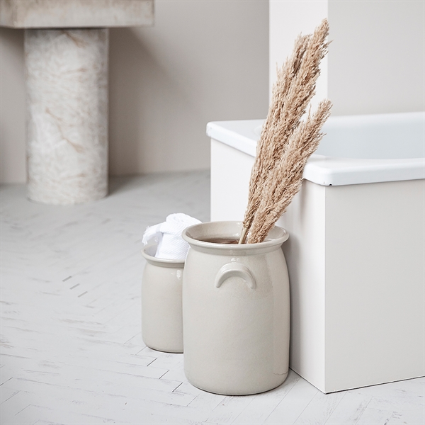 Meraki STOR Keramikkrukke - Shellish Grey - Stor H36 cm