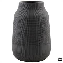 house doctor vase groove black