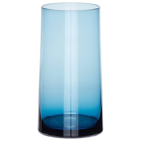 Glasvase i blå fra Hübsch