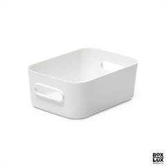 Elegant hvid kasse - opbevaring i PBA-fri plast