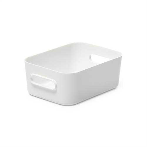 Elegant hvid kasse - opbevaring i PBA-fri plast