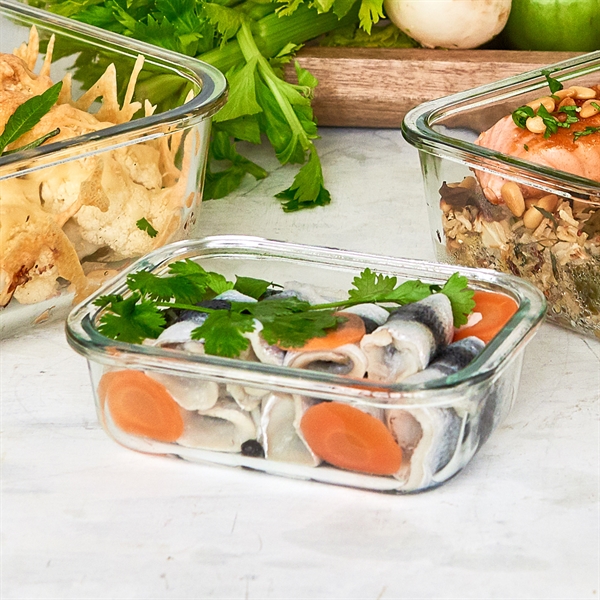 Gastromax Ildfast glasfad med låg - Small - 0,75 L