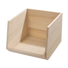 Interdesign stabelbar kasse i træ til opbevaring i hjemmet