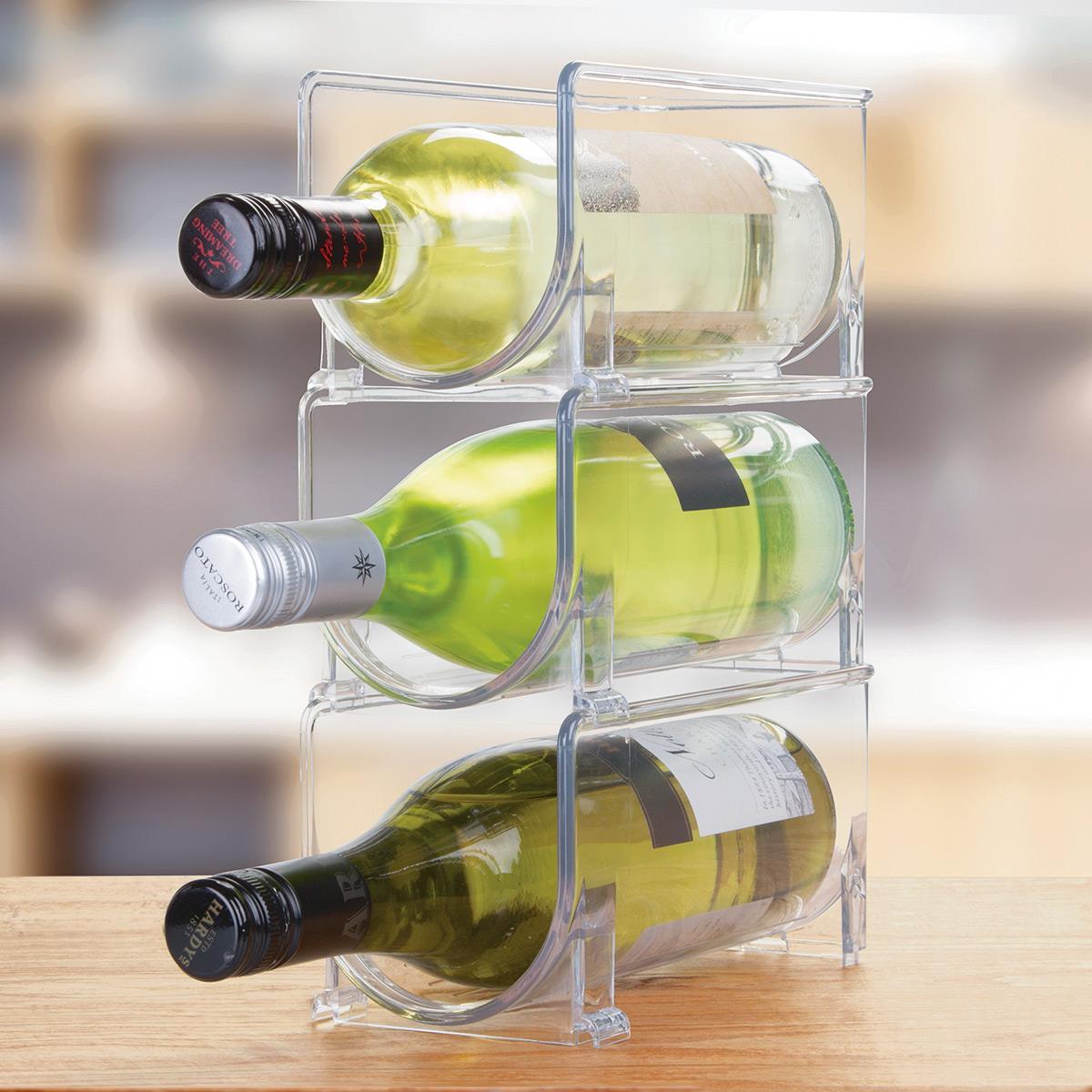 mosaik Klage Afrika Interdesign holder til opbevaring af vin i køleskabet