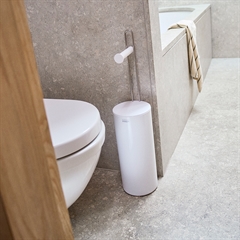 Joseph Joseph Toiletrulleholder til extra toiletruller, Glossy Hvid