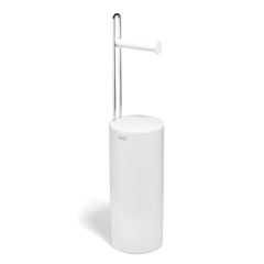 Joseph Joseph Toiletrulleholder til extra toiletruller, Glossy Hvid