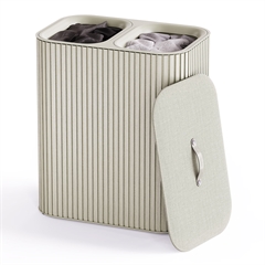 Joseph Joseph vasketøjskurv - Tota DUO LUXE 90L - ECRU