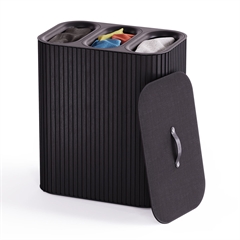 joseph joseph vasketøjskurv LUXE med tre rum, 90 liter