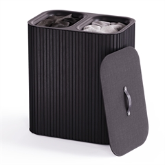 Joseph Joseph vasketøjskurv - Tota DUO LUXE 90L - SORT