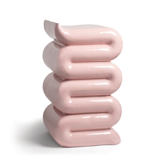 Klevering sidebord i en lækker pastel pink farve