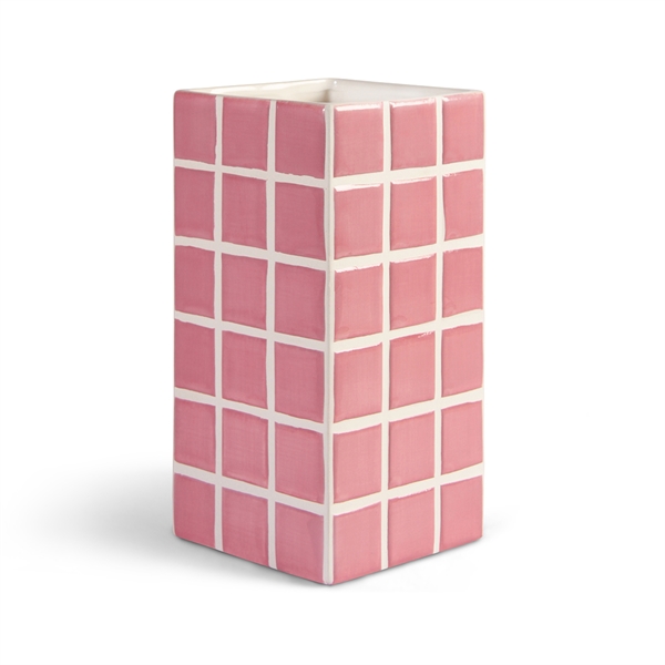 Klevering Vase - Tile Pink