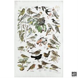 Viskestykke i økologisk bomuld - Havens Fugle