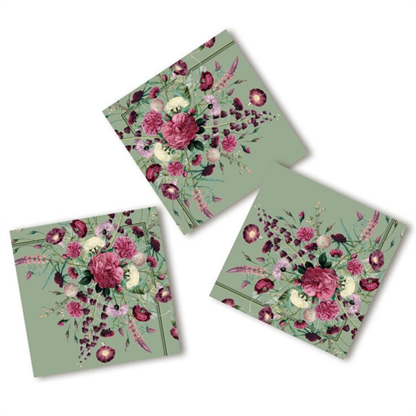 Servietter af FSC papir. Pakke m. 20 stk. - Blossom Garden