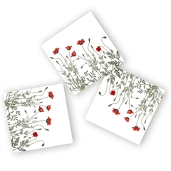 Servietter af FSC papir. Pakke m. 20 stk. - Poppy