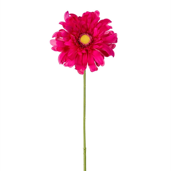Kunstig blomst på stilk - Gerbera 80 cm - Rosa