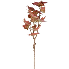 Kunstig Kvist med efterårsblade, Løn. 70 cm