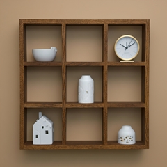 Lake Sættekasse i Egetræ - Debut 3x3 Mocha