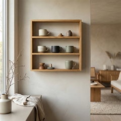 Lake hylde i egetræ - Eve - BOXdeLUX