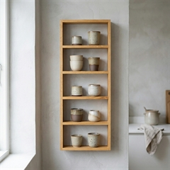 Lake væghylde i Egetræ - NOON 5