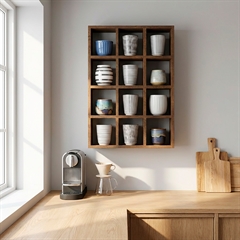 Lake Sættekasse i Egetræ - Debut 3x4 Mocha