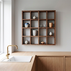 Lake Sættekasse i Egetræ - Debut 4x4 Mocha