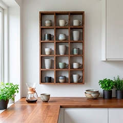 Lake Sættekasse i Egetræ - Debut 3x5 Mocha