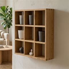 Kophylde i egetræ med 9 rum