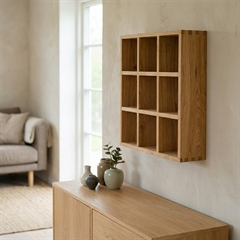 Kopreol med 9 rum lavet i ren egetræ - LAKE debut