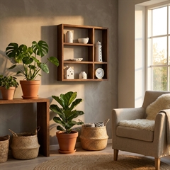 Lake Sættekassse i Egetræ - Echo - Mocha