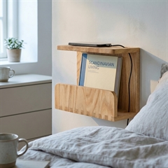 Sengebord i egetræ - LAKE true - Dansk design