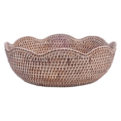 Lene Bjerre Norah Kurv i Rattan - Natur (Ø30 cm)
