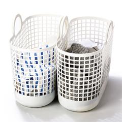 hvide plastkurve til vasketøj