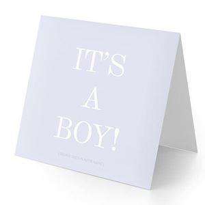 Lykønskningskort - It\'s a boy