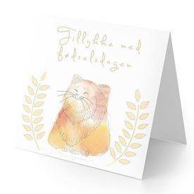Lykønskningskort - Tillykke med fødselsdagen - Hamster