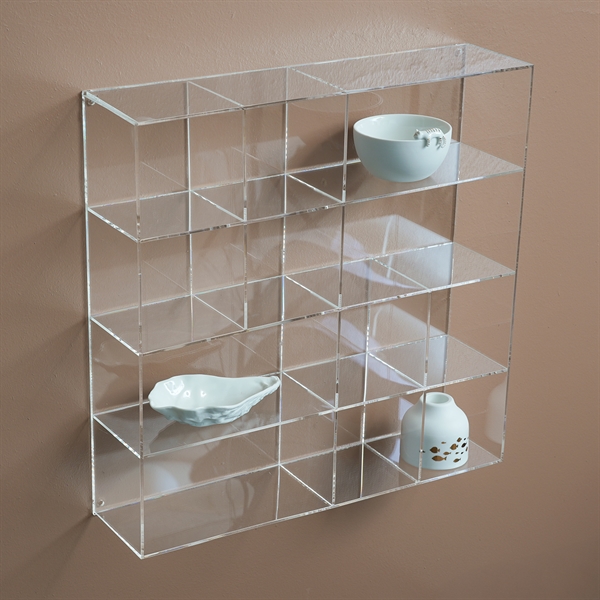 Modena Sættekasse i klar akryl - XL 12 rum