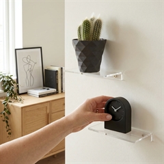 Modena akryl minihylder - Smalle - Sæt med 2 stk - 6 x 11,5 cm