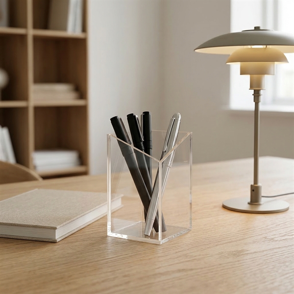 Modena Penneholder i klar akryl
