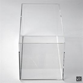 modena rektangulær kasse i klar akryl, xl