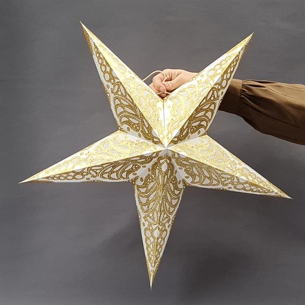 Geeta gold stjernelampe 60 cm.