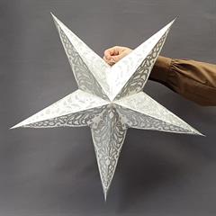 Geeta Silver stjernelampe fra Moonmind 60 cm